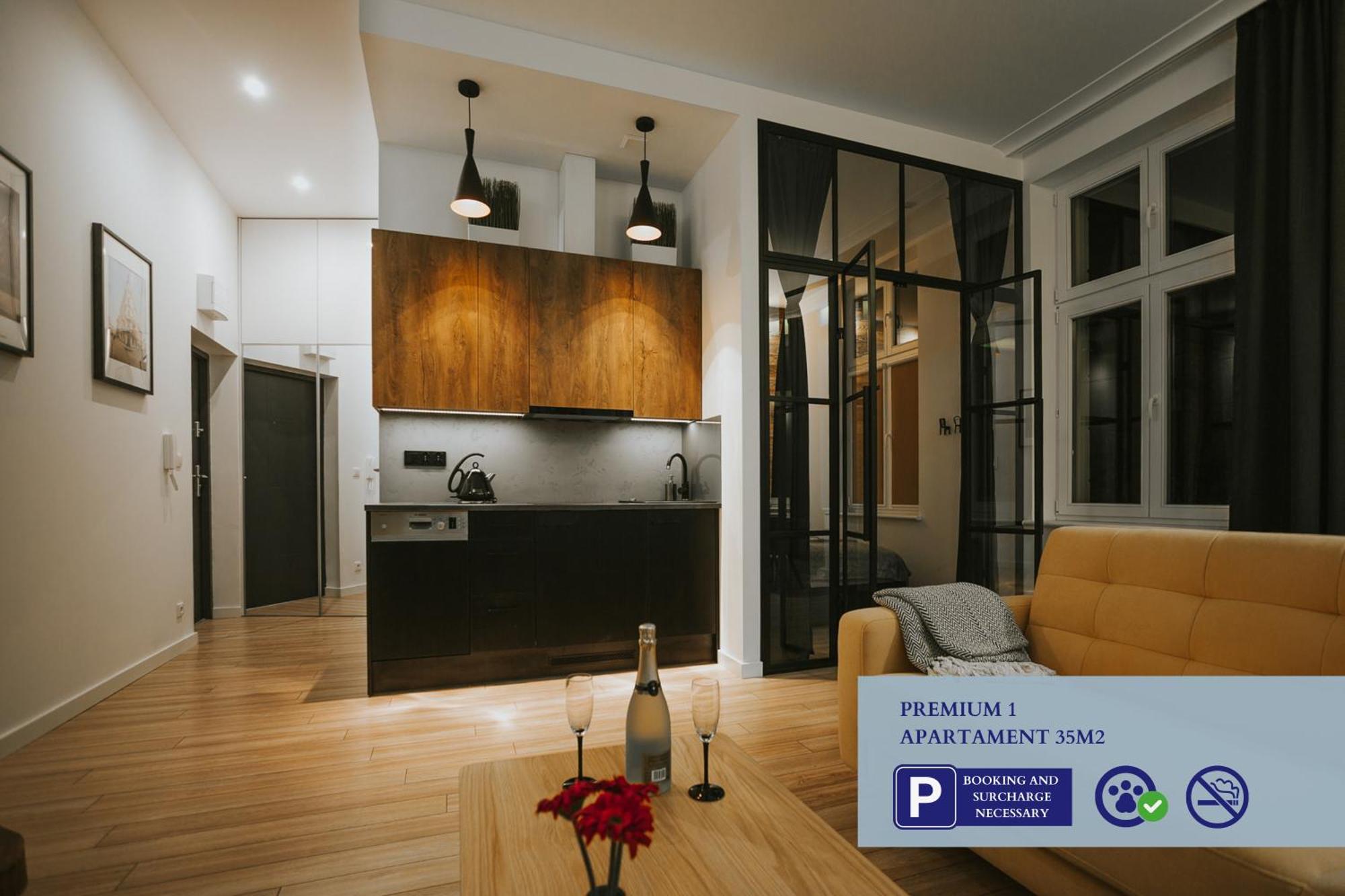 Premium Apartment With Free Private Parking Торунь Екстер'єр фото