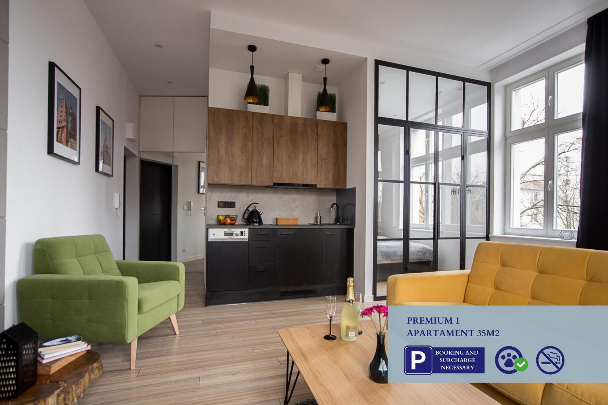 Premium Apartment With Free Private Parking Торунь Екстер'єр фото